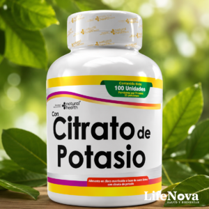 Citrato de potasio x100 unidades - LifeNova
